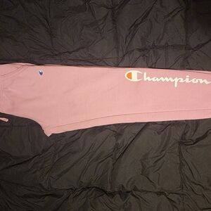 Champion Pink Track Pants with Logo